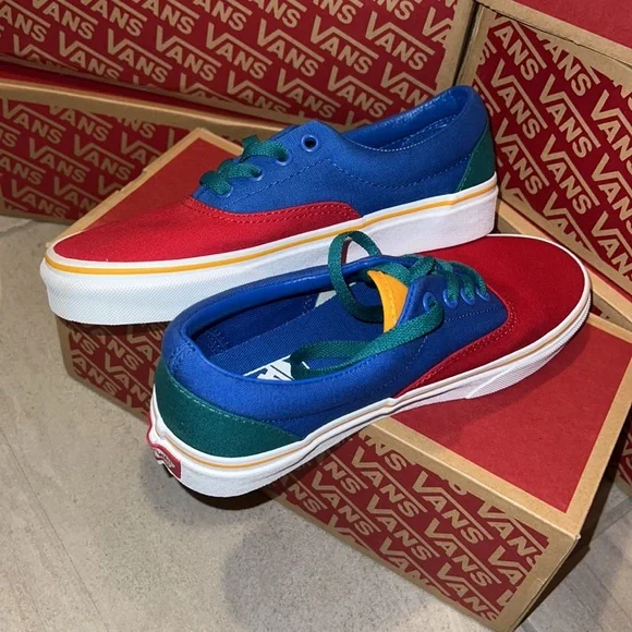 🛴 VANS ERA PRIMARY COLORS BLOCK SHOES ✌🏻 - Picture 11 of 12
